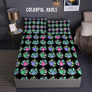 SHEET SET-COLORFUL AXOLS