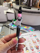 Load image into Gallery viewer, Pugs Silicone Beaded Pen or Keychain