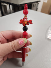 Load image into Gallery viewer, Lobster Silicone Beaded Pen or Keychain