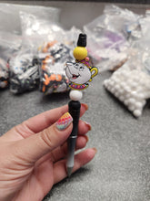 Load image into Gallery viewer, Tea Pot Silicone Beaded Pen or Keychain