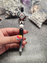 Load image into Gallery viewer, J Masked Man Silicone Beaded Pen or Keychain