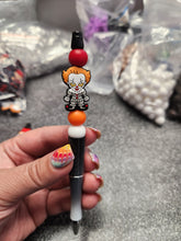 Load image into Gallery viewer, Dancing Clown Silicone Beaded Pen or Keychain