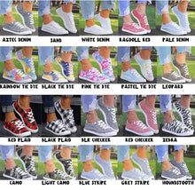 Load image into Gallery viewer, SUMMER SNEAKER -BLACK PLAID