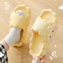 Load image into Gallery viewer, Happy Cloud House Slippers