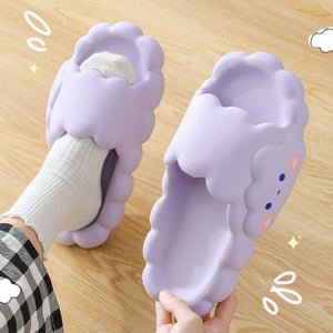 Happy Cloud House Slippers