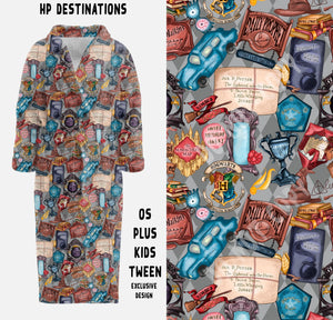 HOUSE ROBES- HP DESTINATIONS - KIDS S (SIZE 6-8)