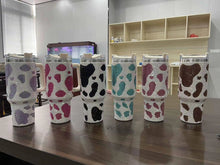 Load image into Gallery viewer, RHINESTONE COW TUMBLERS