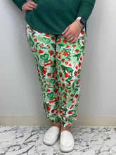 Load image into Gallery viewer, Green Christmas Joggers w/ Pockets (Kids Too!)