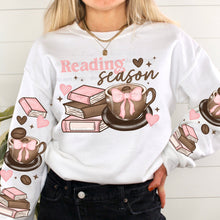 Load image into Gallery viewer, READING SEASON SWEATSHIRT W/ SLEEVE PRINT