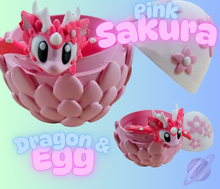 Load image into Gallery viewer, PINK SAKURA DRAGON AND EGG