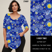 Load image into Gallery viewer, PPO STARRY V-NECK TUNIC