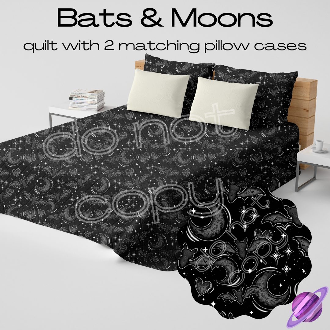 BATS & MOONS - QUILT SETS - PREORDER CLOSING 4/22