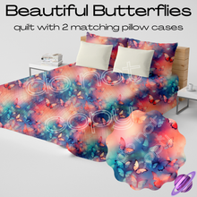 Load image into Gallery viewer, BEAUTIFUL BUTTERFLIES - QUILT SETS - PREORDER CLOSING 4/22