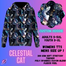 Load image into Gallery viewer, PULLOVER HOODIE RUN 1-CELESTIAL CAT-PREORDER CLOSING 12/29