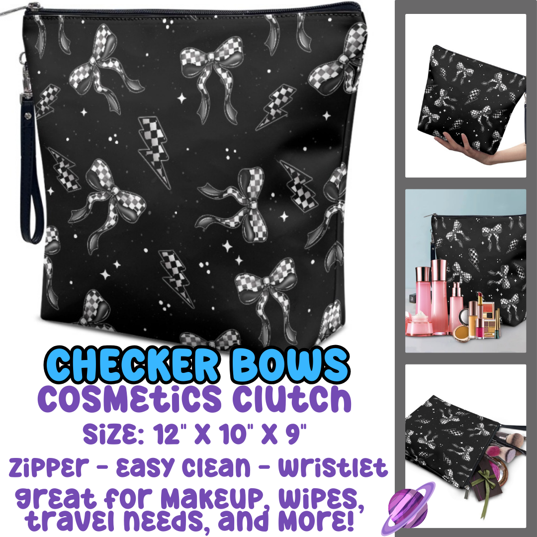 CHECKER BOWS - COSMETIC CLUTCH RUN 2 PREORDER CLOSES 4/28