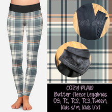 Load image into Gallery viewer, COZY PLAID  - BUTTER FLEECE LINED LEGGINGS