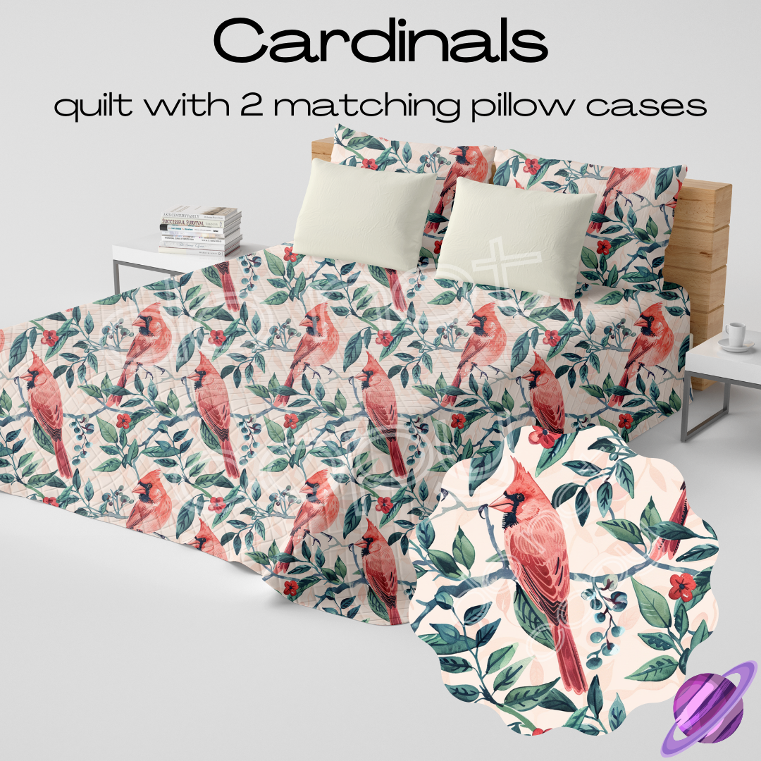 CARDINALS - QUILT SETS - PREORDER CLOSING 4/22