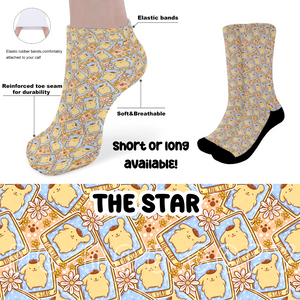 THE STAR - CUSTOM PRINTED SOCKS ROUND 2 PREORDER CLOSING 12/29 ETA FEB