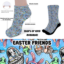 Load image into Gallery viewer, EASTER FRIENDS - CUSTOM PRINTED SOCKS ROUND 2 PREORDER CLOSING 12/29 ETA FEB