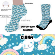 Load image into Gallery viewer, CINNA - CUSTOM PRINTED SOCKS ROUND 2 PREORDER CLOSING 12/29 ETA FEB