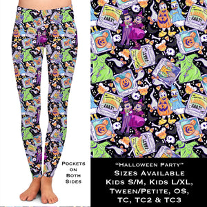 Halloween Party Leggings with Pockets