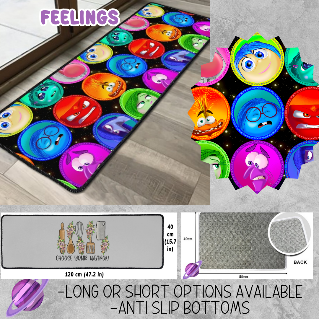 FEELINGS - CUSTOM FLOOR MAT RUN 3 -PREORDER CLOSES 4/30