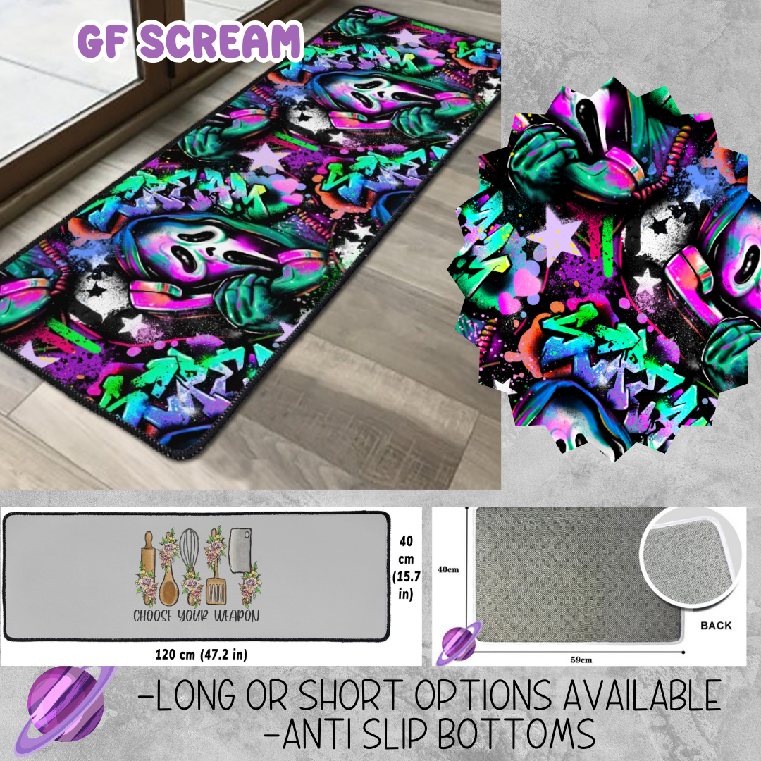 GF SCREAM - CUSTOM FLOOR MAT RUN 3 -PREORDER CLOSES 4/30
