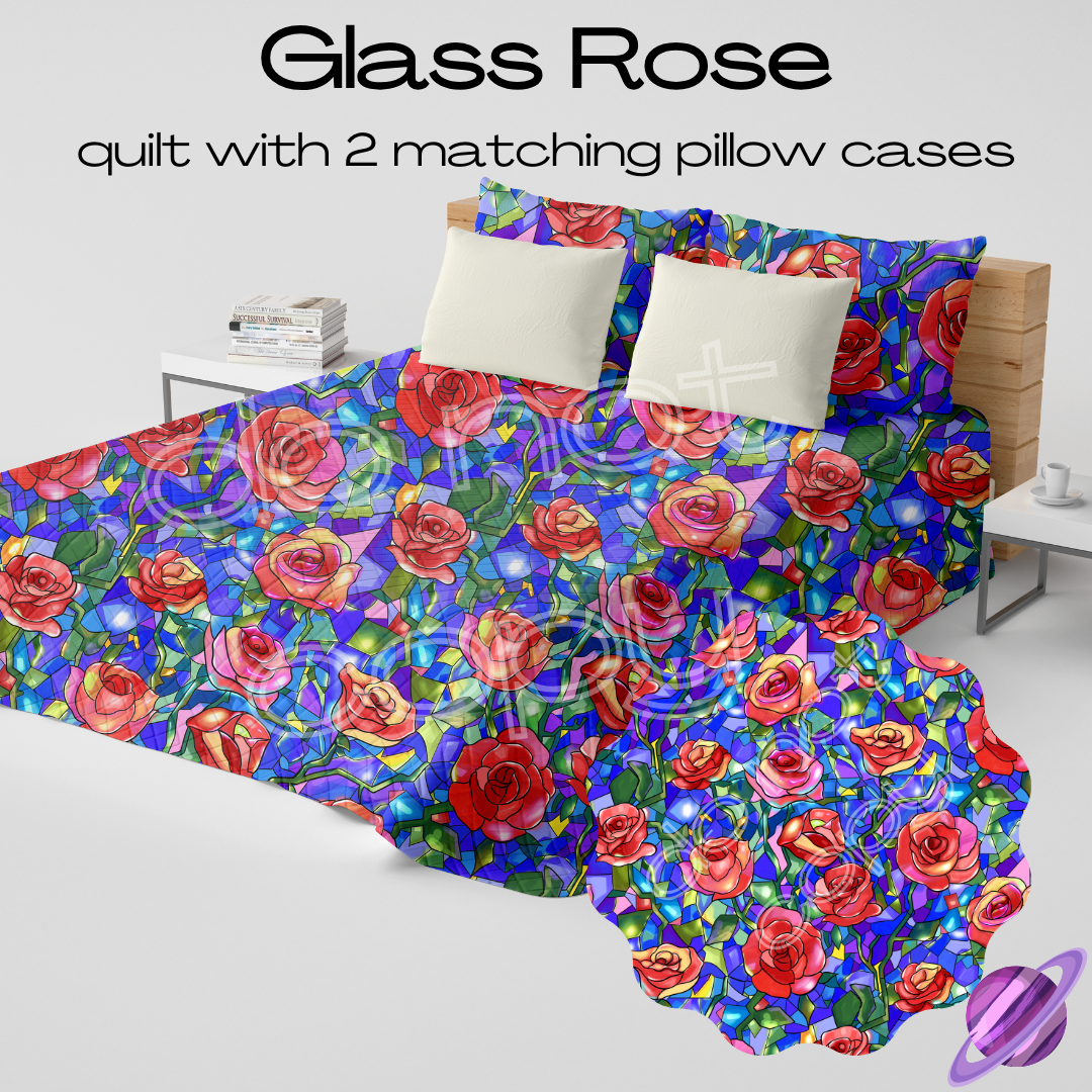 GLASS ROSE - QUILT SETS - PREORDER CLOSING 4/22