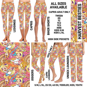 RTS - Harvest Besties Leggings with Side Panel Pockets