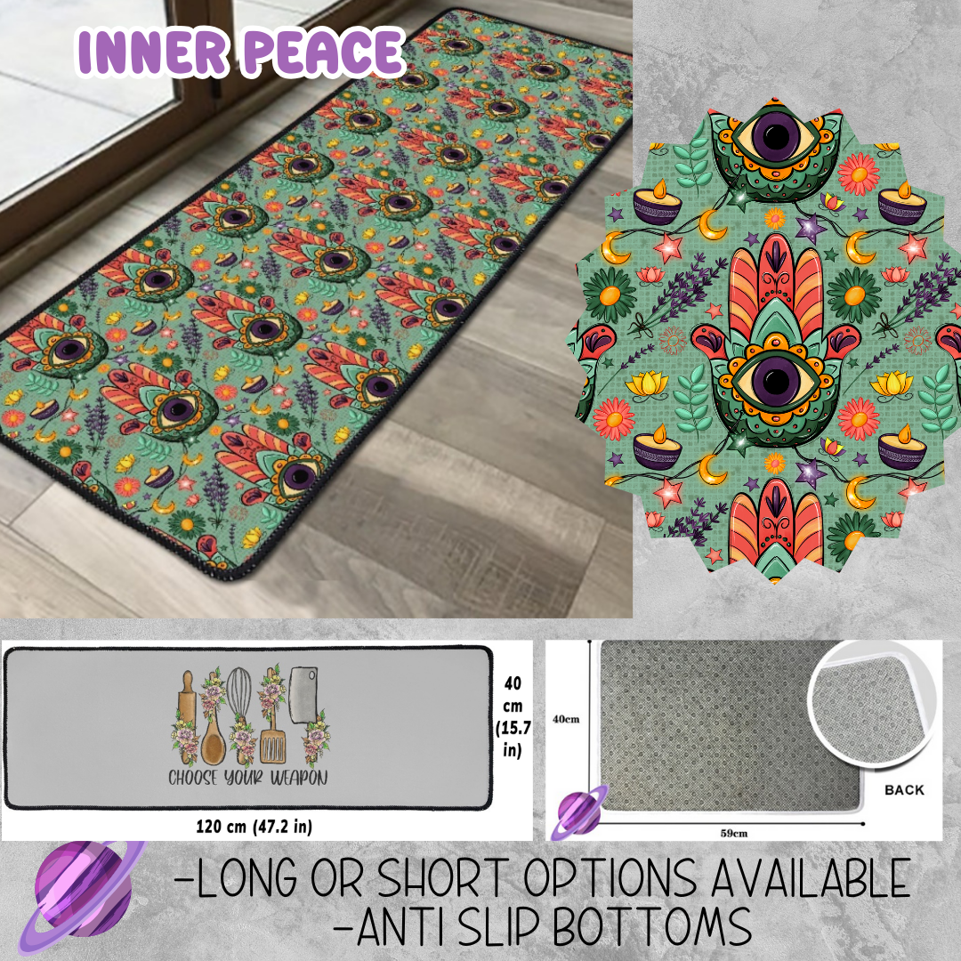 INNER PEACE - CUSTOM FLOOR MAT RUN 3 -PREORDER CLOSES 4/30