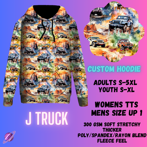 PULLOVER HOODIE RUN 1-J TRUCK-PREORDER CLOSING 12/29