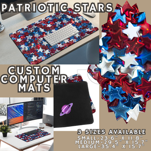 PATRIOTIC STARS - COMPUTER MAT PREORDER CLOSING 4/24