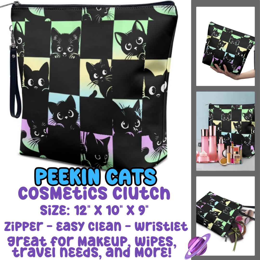 PEEKIN CATS - COSMETIC CLUTCH RUN 2 PREORDER CLOSES 4/28