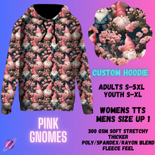 Load image into Gallery viewer, PULLOVER HOODIE RUN 1-PINK GNOMES-PREORDER CLOSING 12/29