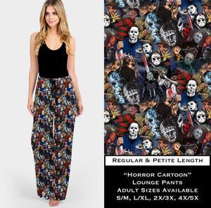 Horror Cartoon Lounge Pants