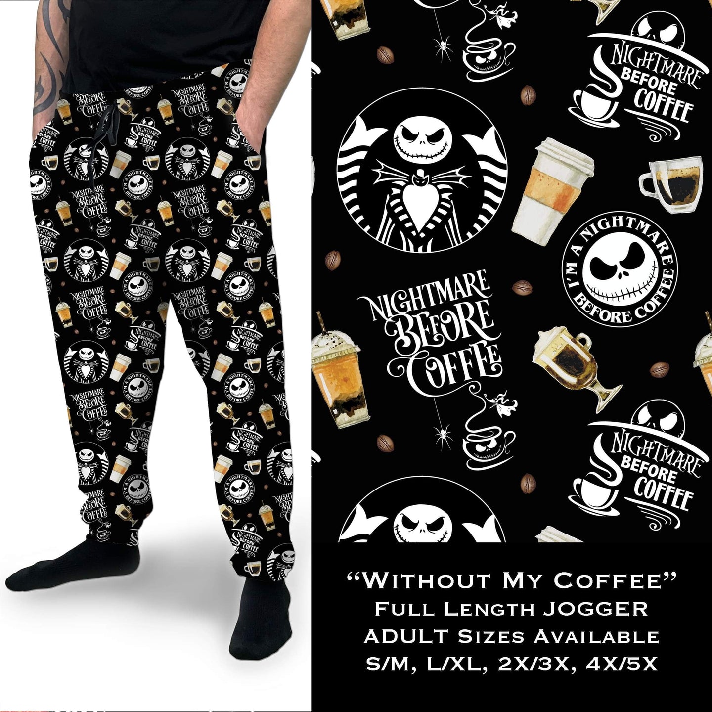 Without My Coffee Unisex Joggers