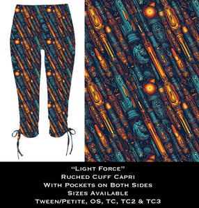 Light Force Ruched Cuff Capris with Side Pockets - Preorder Closing 5/25 ETA: Early July