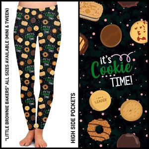 RTS - Little Brownie Bakers Leggings with High Side Pockets