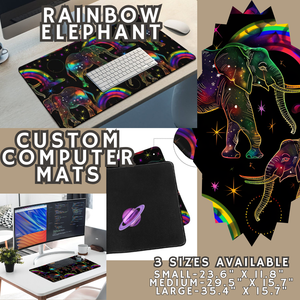 RAINBOW ELEPHANT - COMPUTER MAT PREORDER CLOSING 4/24