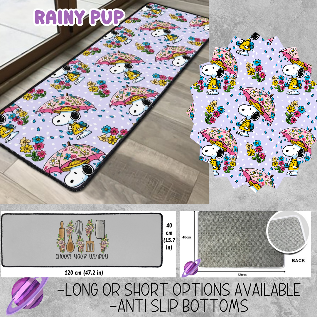 RAINY PUP - CUSTOM FLOOR MAT RUN 3 -PREORDER CLOSES 4/30