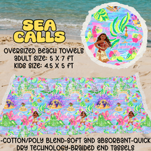 Load image into Gallery viewer, SEA CALLS - OVERSIZED BEACH TOWEL RUN 5 - PREORDER CLOSING 3/23