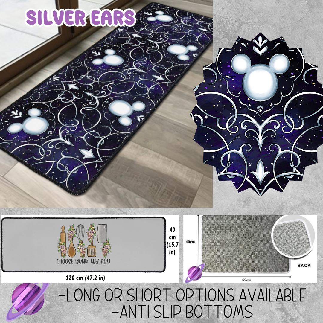 SILVER EARS - CUSTOM FLOOR MAT RUN 3 -PREORDER CLOSES 4/30