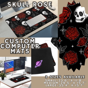 SKULL ROSE - COMPUTER MAT PREORDER CLOSING 4/24