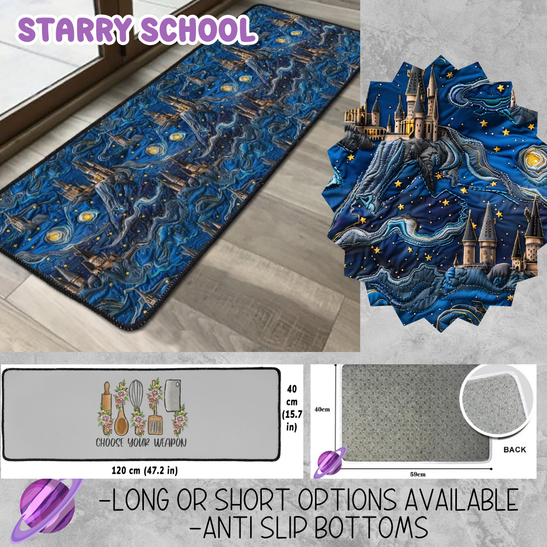 STARRY SCHOOL - CUSTOM FLOOR MAT RUN 3 -PREORDER CLOSES 4/30
