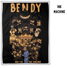 Load image into Gallery viewer, MINKY THROW BLANKET- INK MACHINE