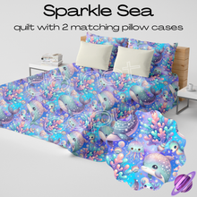 Load image into Gallery viewer, SPARKLE SEA - QUILT SETS - PREORDER CLOSING 4/22