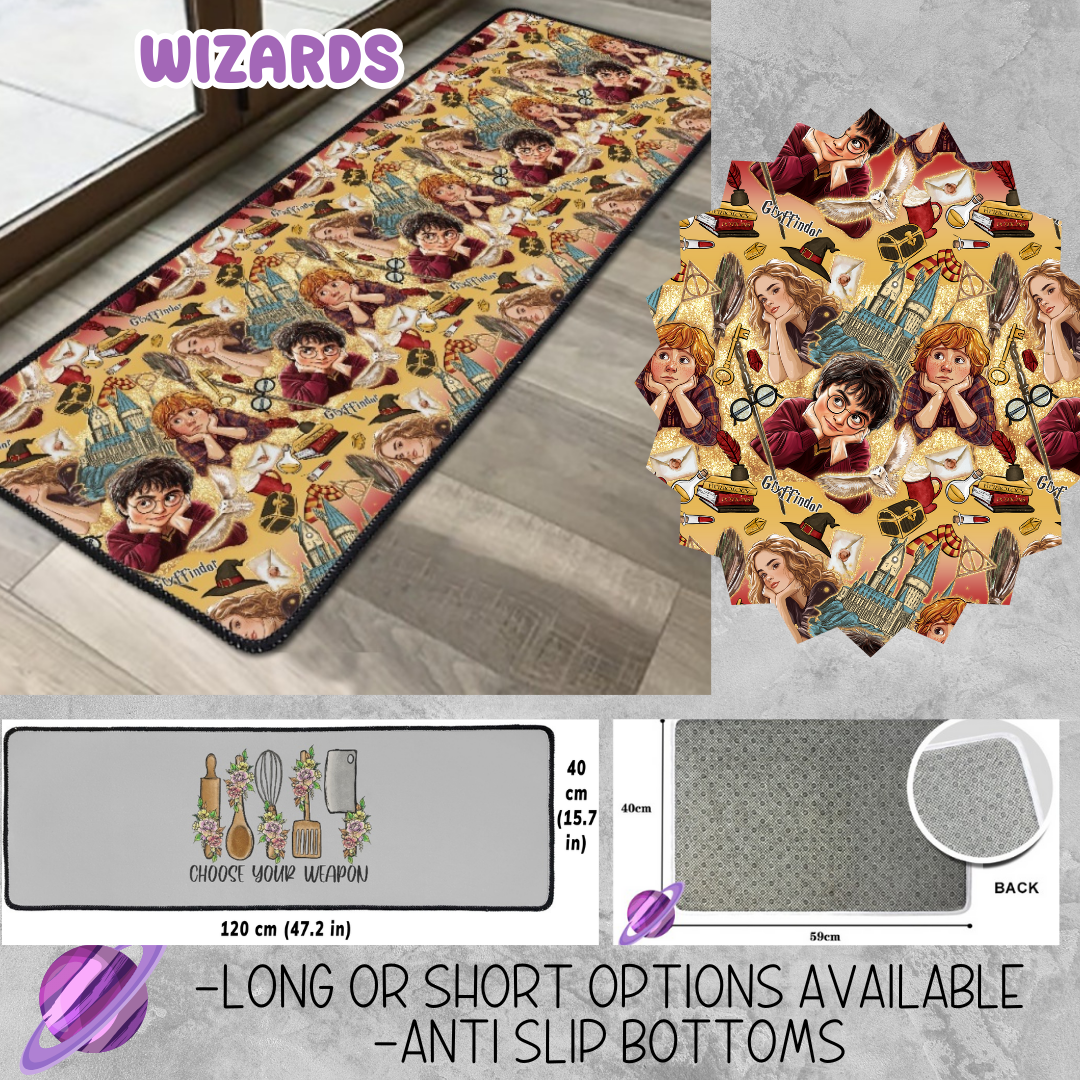 WIZARDS - CUSTOM FLOOR MAT RUN 3 -PREORDER CLOSES 4/30
