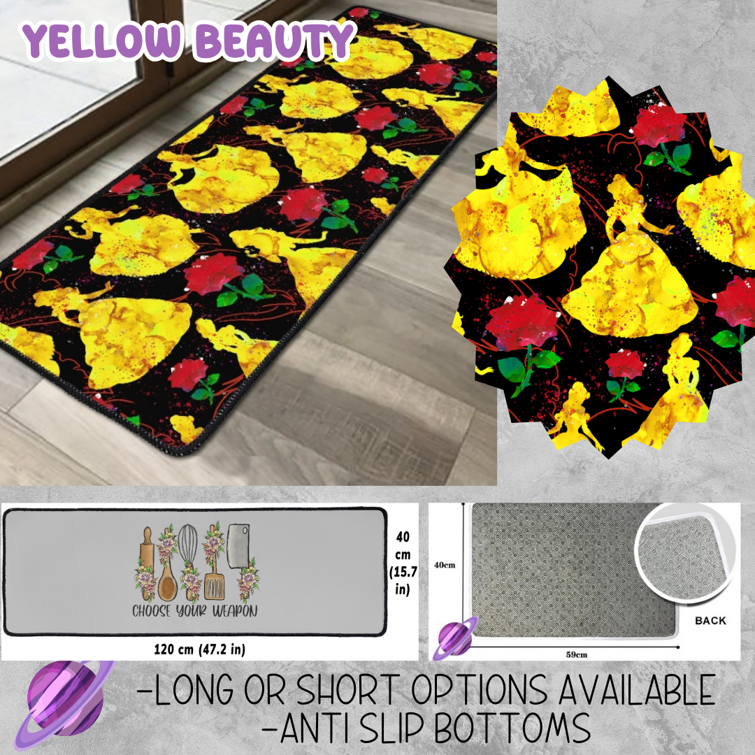 YELLOW BEAUTY - CUSTOM FLOOR MAT RUN 3 -PREORDER CLOSES 4/30