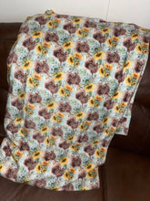 Load image into Gallery viewer, FLORAL MOON- GIANT SHAREABLE THROW BLANKET