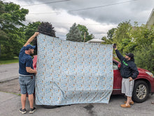 Load image into Gallery viewer, FLORAL MOON- GIANT SHAREABLE THROW BLANKET